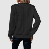 Rozárie - Stylischer geflochtener Pullover
