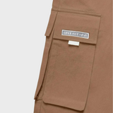 Herren Cargo Jogginghose – Lila Streetwear-Hose mit Reissverschlusstaschen & Bündchen