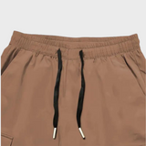 Herren Cargo Jogginghose – Lila Streetwear-Hose mit Reissverschlusstaschen & Bündchen