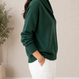 Weicher V-Ausschnitt-Pullover