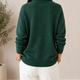 Weicher V-Ausschnitt-Pullover