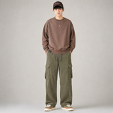 Herren Cord-Cargohose mit elastischem Bund