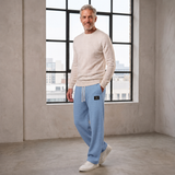 Lässige Herren-Freizeithose mit verstellbarem Bund
