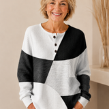 Komfort-Pullover mit Knöpfen