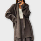 Euphemia - Langer geflochtener Cardigan