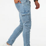 Elastische Cargo Jeans für Herren
