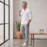 Leichte Hose mit geradem Bein