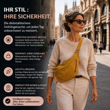 Luce | Ockerfarbene Umhängetasche