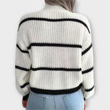 Chavala - Pullover mit Rollkragen in Streifen