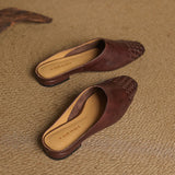 Mila™ Echtes Leder Mules
