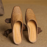 Mila™ Echtes Leder Mules