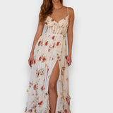 Sónia - Midi-Kleid mit floralem Muster