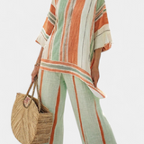 Dalila - Leinen-Set mit Streifen