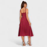 Hope - Rüschentop Kleid mit Schlitzdetail