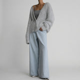 Natalia - Flauschiger Oversized-Cardigan