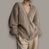 Natalia - Flauschiger Oversized-Cardigan