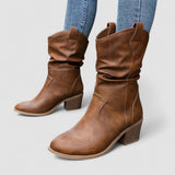 Eleanora | Schlupfstiefel mit Absatz