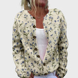 Zofia - Cardigan mit floralem Muster