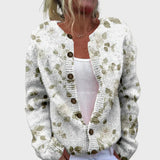 Ewa - Cardigan mit dezentem Muster