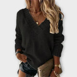 Carolina - Bequemer Pullover mit V-Ausschnitt
