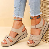 Coralie | Gepolsterte Komfort Wedge Sandalen