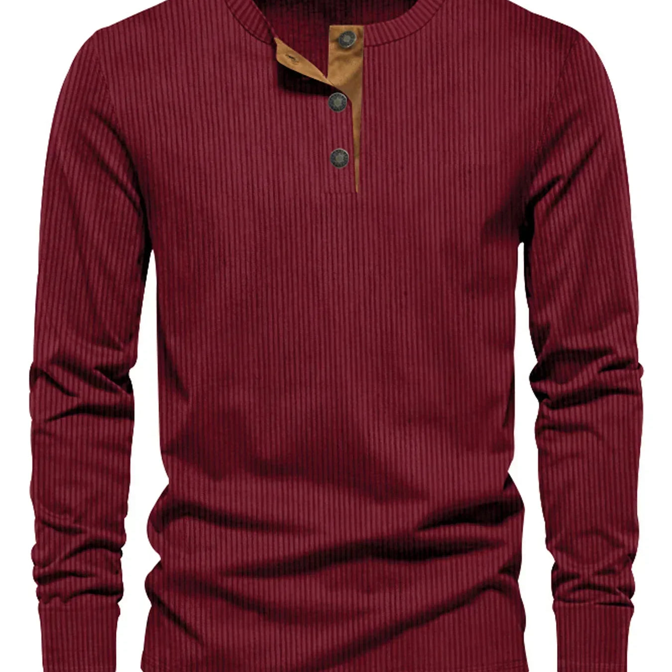 Klassisches Herren-Langarmshirt