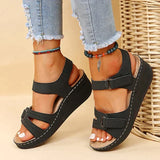 Coralie | Gepolsterte Komfort Wedge Sandalen