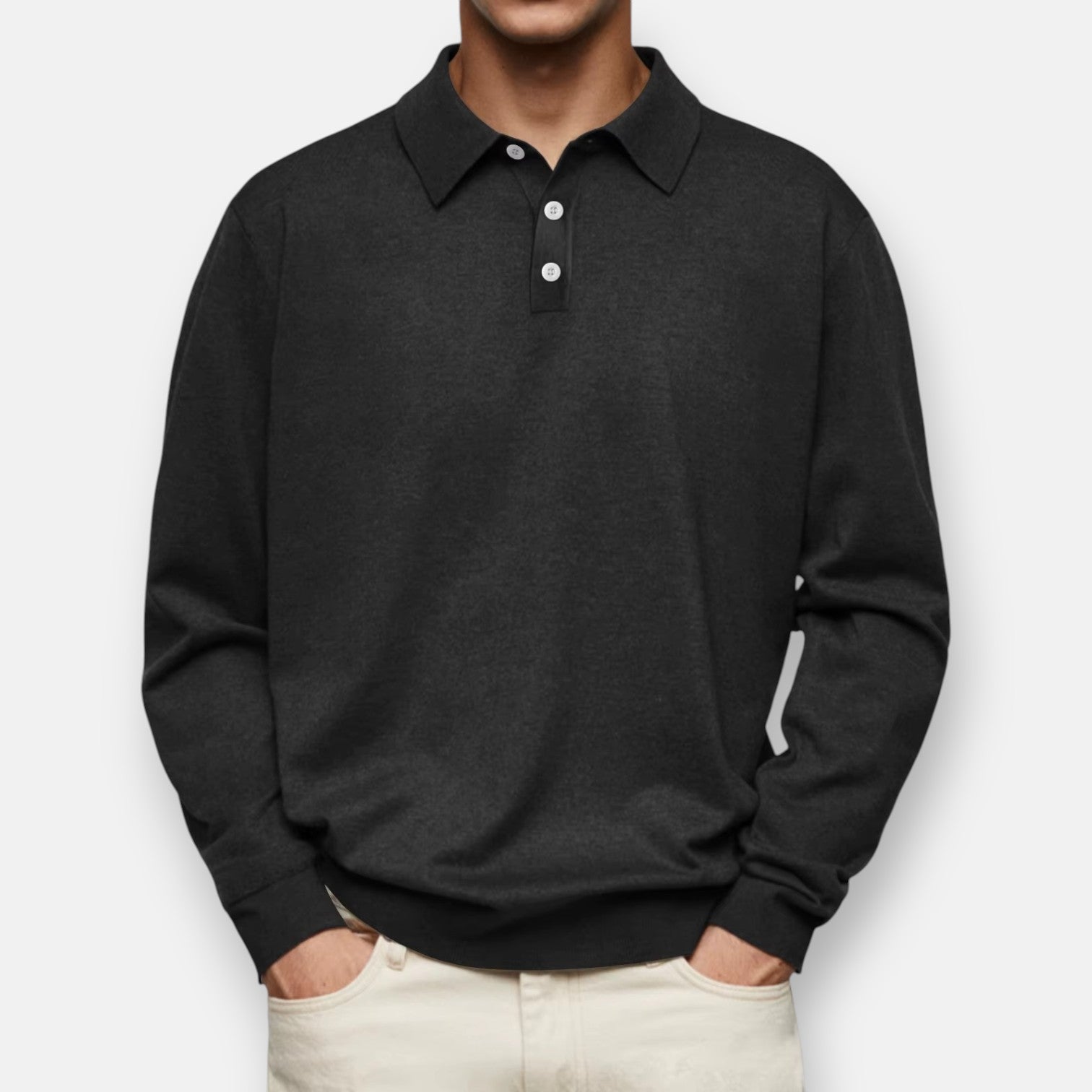 Aiden Langarm Polo
