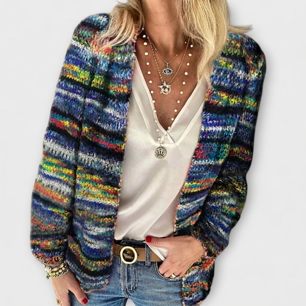 Monika - Offener Cardigan aus Feinstrick