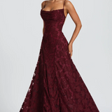 SOFIA | Elegantes Spitzen Maxi Kleid