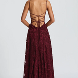 SOFIA | Elegantes Spitzen Maxi Kleid