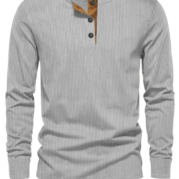 Klassisches Herren-Langarmshirt