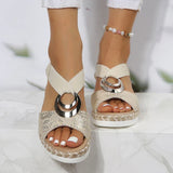 Bequeme orthopädische Keilabsatzsandalen