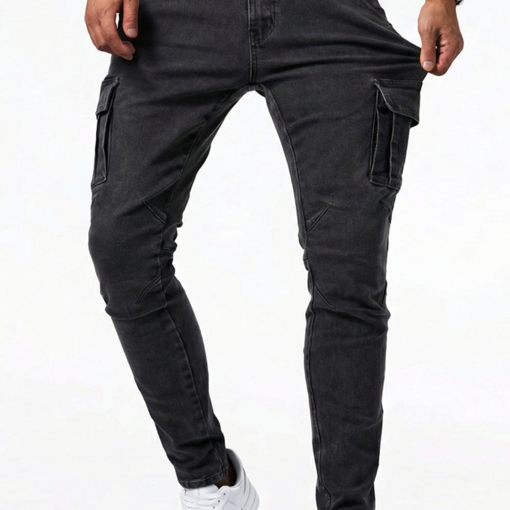 Elastische Cargo Jeans für Herren