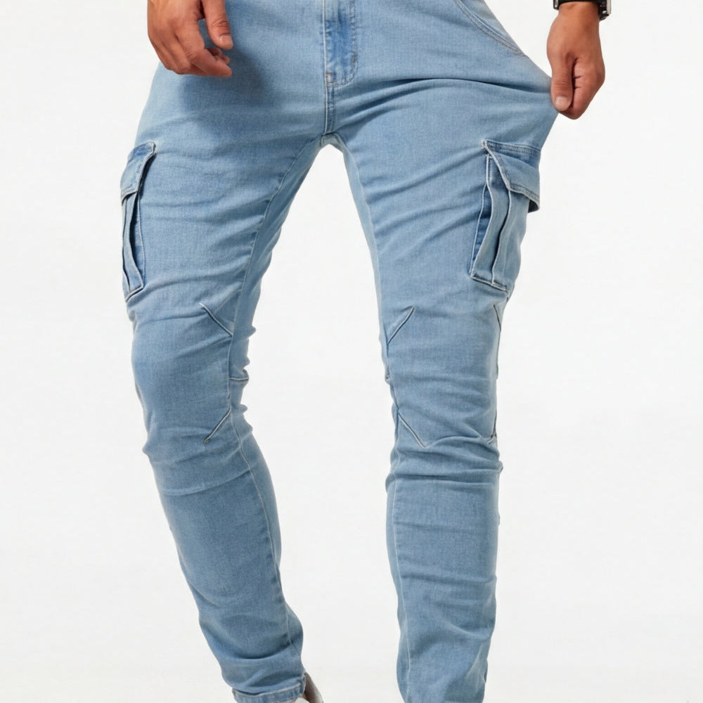 Elastische Cargo Jeans für Herren