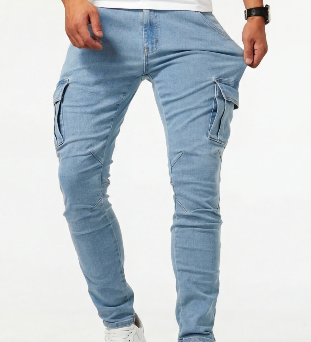 Elastische Cargo Jeans für Herren