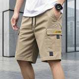 Cargo Shorts mit verstellbarem Kordelzug