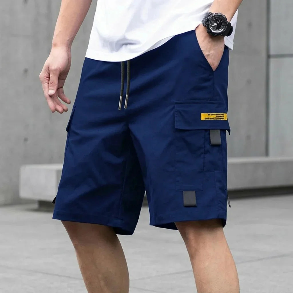 Cargo Shorts mit verstellbarem Kordelzug