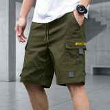 Cargo Shorts mit verstellbarem Kordelzug