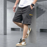 Cargo Shorts mit verstellbarem Kordelzug