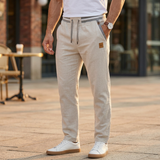 Albert | Weite Hose aus Baumwoll-Leinen-Mischgewebe