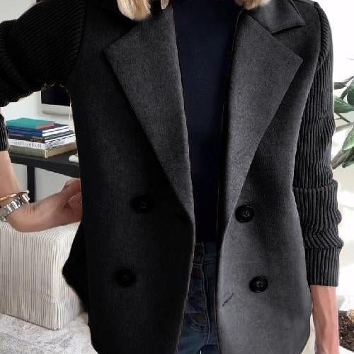 Amora - Eleganter Blazer mit Geflochtenen Ärmeln