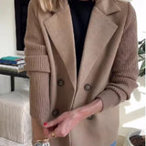 Amora - Eleganter Blazer mit Geflochtenen Ärmeln