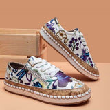 Oluchi™ Florale Orthopädische Reissverschluss-Sneaker