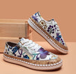 Florales Blau