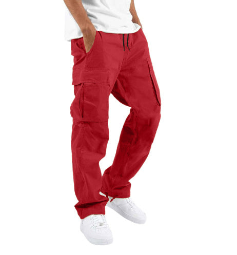 Herren Cargo-Hose mit weitem Schnitt – Freizeit & Utility-Hose