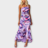 Pia - Maxikleid mit einseitiger Raffung