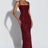 ROSALIND | Maxikleid mit Eckigem Ausschnitt