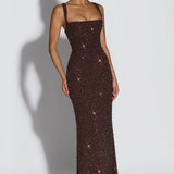 ROSALIND | Maxikleid mit Eckigem Ausschnitt