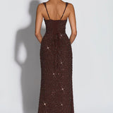 ROSALIND | Maxikleid mit Eckigem Ausschnitt
